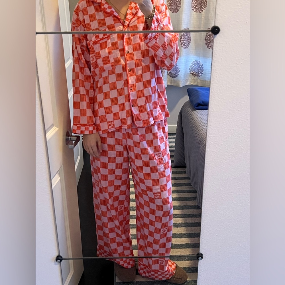 Checkered pajamas by Anthro